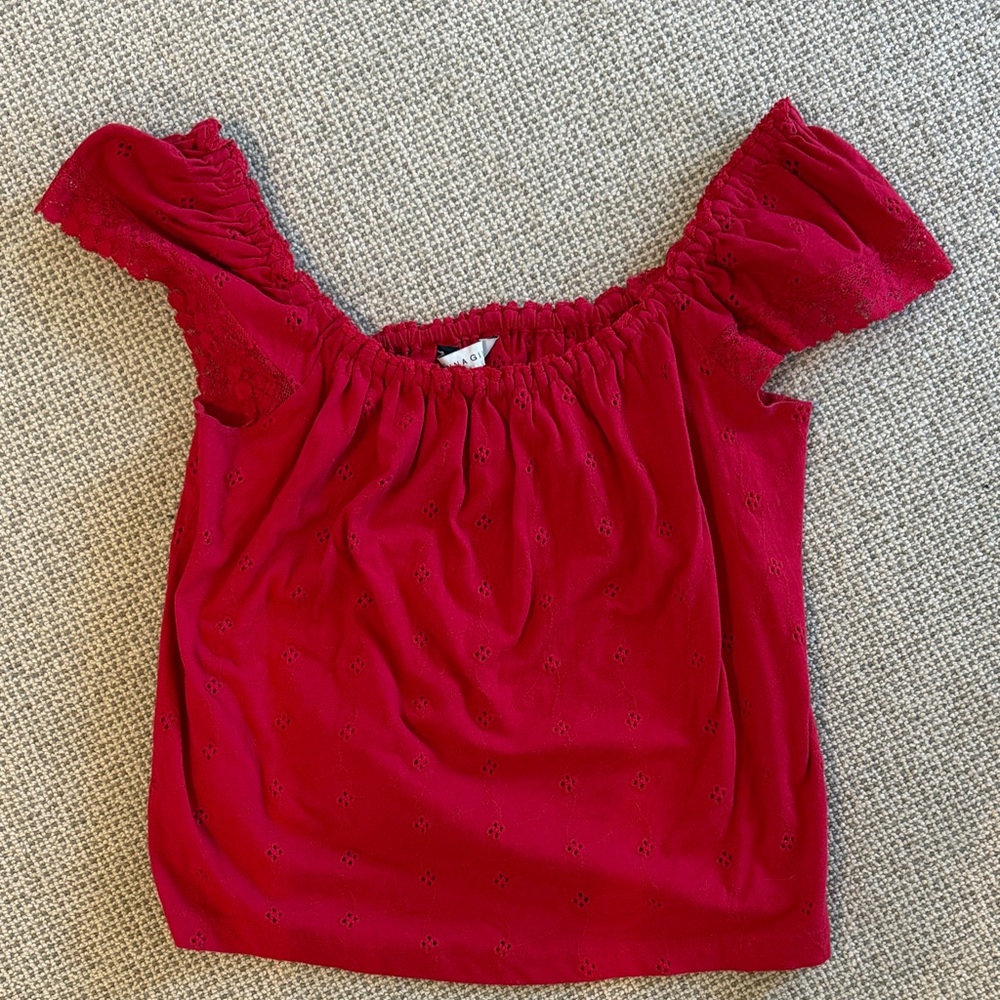 Ranna Gill eyelet top - size M
